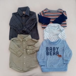 Lot of Baby Boy Clothes Long Sleeve 3 to 6 months
